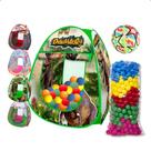 Toca Barraca Infantil + 25 Bolinhas + Bola Brinquedo Praia