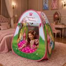 Toca Barraca Infantil Floresta Divertida Princesa Sereia Astronauta Dobravel Com 50 Bolinhas