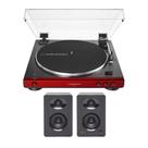 Toca-discos Audio-Technica AT-LP60XBT com Bluetooth e caixas de som