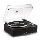 Toca-discos de vinil ANGELS HORN Bluetooth com alto-falantes pretos