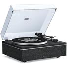Toca-discos de vinil Qlearsoul ONE-S Bluetooth 33/45 RPM Preto