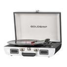 Toca-discos portátil GOLDSHIP Vintage Suitcase Design