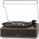 Toca-discos Retrolife AT-3600L Bluetooth Vintage em Nogal Toca-discos Retrolife AT-3600L Bluetooth Vintage em Nogal