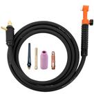 Tocha Tig Seca 3 Metros 26v Nacional Conector 13mm Carbon P/ Maquina De Solda Inversora
