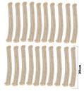 Tochas Pavio Algodão 8mm Lamparinas Kit 20 Pavio 20 Cm