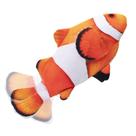 Tocirelo de brinquedo elétrico Floppy Fish Cat com Catnip e recarga USB