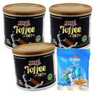 Toffee misto 150g e caramelo sem lactose 52g diet hue - kit 4 unidades