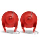 Toilet Flapper Korky 3062BP Universal de 3 polegadas vermelho, pacote com 2