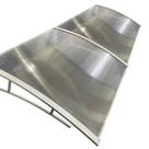Toldo 200x70cm Pt e Br Policarbonato Suportes ABS Perfis de Alumínio Proteção Solar Toldo 200x70cm Pt e Br Policarbonato Suportes ABS Perfis de Alumínio Proteção Solar