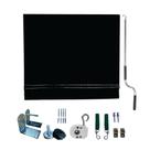 Toldo Cortina Preto - 2,00m x 2,00m - kit completo
