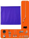 Toldo Cortina Retrátil Enrolável Varanda Garagem Área externa Cpbertura 4,00 x 2,50 M Kit