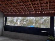 Toldo Cortina Vertical com Visor Completo Medidas de 4,20m x 2m Alta Resistência