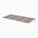 Toldo Fixo Policarbonato Alveolar Bronze - 2,50m x 1,50m - Estrutura Branca