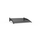Toldo Modular Policarbonato Chapa Fumê 150cmx100cm Preto Organize Toldo Modular Policarbonato Chapa Fumê 150cmx100cm Preto Organize