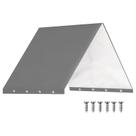 Toldo para área de juegos SEJGGKQ 132x229 cm impermeable y protección UV gris