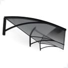 Toldo Policarbonato Versátil - 1.5mx0.50m Preto Fumê Toldo Policarbonato Versátil - 1.5mx0.50m Preto Fumê