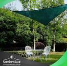 Toldo Sombreamento Vela Cobertura Triangular - Sombralux 4X4X5.6M - Verde