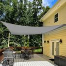 Toldo Vela de Sombra TANG 46x56 pol. Bloqueio UV para Área Externa Toldo Vela de Sombra TANG 46x56 pol. Bloqueio UV para Área Externa