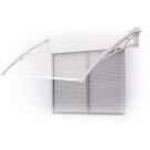 Toldo Versátil 80x60cm Braço Branco com Chapa Cristal Grifit