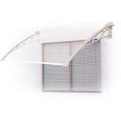 Toldo Versátil 80x60cm Braço Branco com Chapa Cristal
