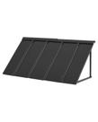 Toldo VEVOR 142x61 cm de metal fixo para porta, preto