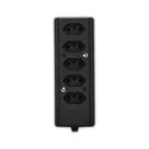 Tom Barra Quintuple Preto 10A/20A Interneed