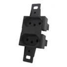 Tom.dupla 2p +t20a 250v cond. s/ placa preto Tom.dupla 2p +t20a 250v cond. s/ placa preto