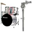 Tom Holder Premium DTTH7 Padrão de Furação Pearl e Outras Marcas com Tubo de 7/8 Tom Holder Premium DTTH7 Padrão de Furação Pearl e Outras Marcas com Tubo de 7/8