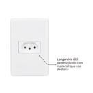 Tomada 10 A conjunto branco stela marca stek Tomada 10 A conjunto branco stela marca stek