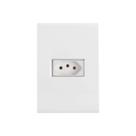 Tomada 10A 250V Placa 4x2 Tramontina Liz Branca