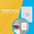 Tomada 10a liz tramontina