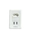 Tomada 2 Entradas USB e Interruptor Universal Parede Tomada 2 Entradas USB e Interruptor Universal Parede