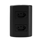 Tomada 2 saídas 2P+T 10A 250V com placa 4x2 Matiz Pluzie