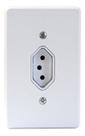 Tomada 2P+T 10A 110/220v C/Placa Ref.1807113 RADIAL Cor Gelo