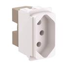 Tomada 2p+T 10A 250V 1 Módulo Zeffia - 680160 - PIAL