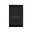 Tomada 2P+T 10A/250V Habitat Black - Fame