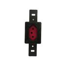 Tomada 2P+T 10A Face Vermelho Para 3 Postos Reto Transmobil Tomada 2P+T 10A Face Vermelho Para 3 Postos Reto Transmobil