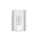 Tomada 2P+T 10A Ilumi Vertical Fácil Instalação Cor Branco 250V Slim