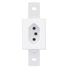 Tomada 2p+t 20a 250 Volts Blanc - 1336 - Fame Tomada 2p+t 20a Blanc Fame