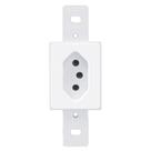 Tomada 2P+T 20A 250 Volts Blanc - 1336 - FAME