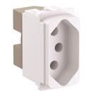 Tomada 2p+T 20A 250V 1 Módulo Zeffia - 680161 - PIAL Tomada 2p+T 20A 250V 1 Módulo Zeffia - 680161 - PIAL