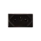 Tomada 2p t 20a/250v grafite