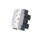 Tomada 2P + T Branca 20A 250V - MARGIRIUS Tomada 2P + T Branca 20A 250V - MARGIRIUS