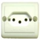 Tomada 2p+t Pb 20a Retangular Sobrepor Branco - 1713021 - Lorenzetti Tomada 2p+t Pb Sob Br 20a Lorenze 1713021