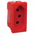 Tomada 2P Terra Pial Plus Vermelha 20A - 615079 - PIAL