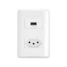 Tomada 2T+T e Tomada USB
