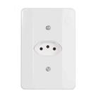 Tomada 3P 10A Linha Millenium Mectronic - Conjunto de Tomadas Elétricas