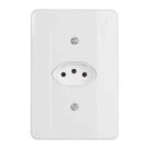 Tomada 3p 20a Horizontal Nbr 14136 20a/250v - Linha Millenium - Mectronic