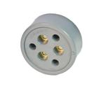 Tomada 3x20a Nylon C/ Fibra Cinza Lumibras Kit 5 Peças