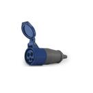 Tomada Acomplamento Plug Ind 2P+T Azul 220v 16a Soprano